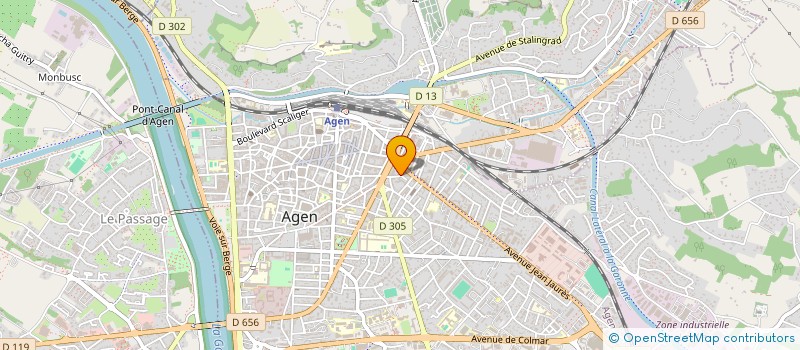 localisation de l'entreprise MONSIEUR AHMED BERDAL  AGEN