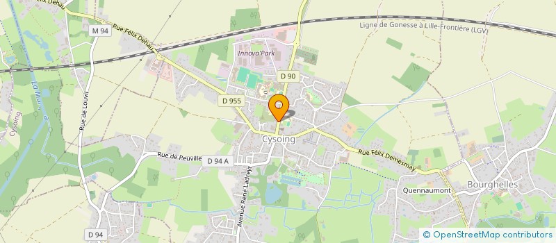 localisation de l'entreprise MONSIEUR AHMED BERNARD  CYSOING