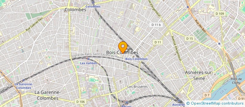 localisation de l'entreprise MONSIEUR AHMED BERNKERT à BOIS-COLOMBES