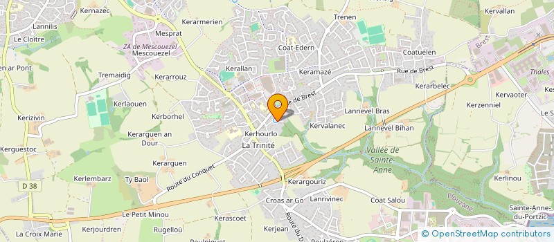 localisation de l'entreprise MONSIEUR AHMED BERRAHO à PLOUZANE