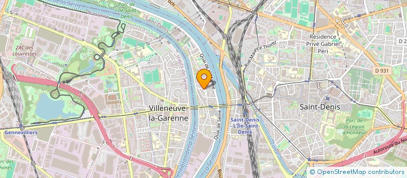 localisation de l'entreprise MONSIEUR AHMED BERRIRI  L'ILE-SAINT-DENIS