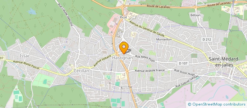 localisation de l'entreprise MONSIEUR AHMED BETTAIEB  SAINT-MEDARD-EN-JALLES