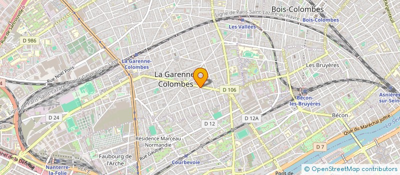 localisation de l'entreprise MONSIEUR AHMED BEY à LA GARENNE-COLOMBES
