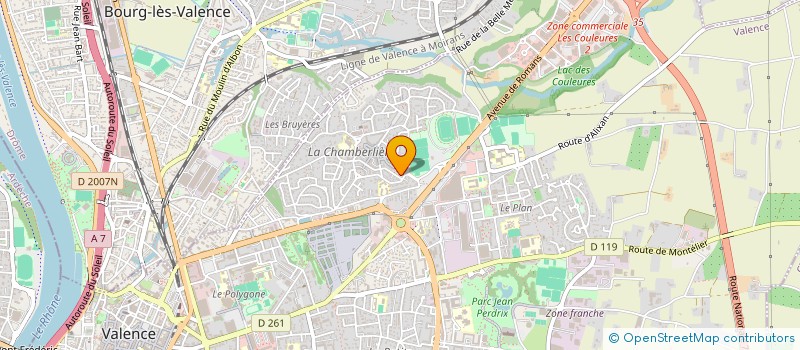 localisation de l'entreprise MONSIEUR AHMED BEY ZEKKOUB  VALENCE