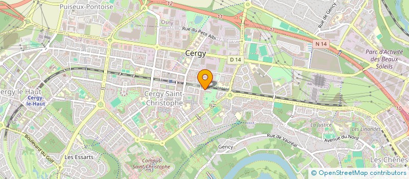 localisation de l'entreprise MONSIEUR AHMED BILAL BOUBATA  CERGY