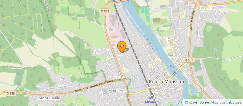 localisation de l'entreprise MONSIEUR AHMED BLAZIZ  PONT A MOUSSON