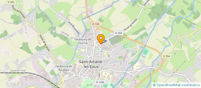 localisation de l'entreprise MONSIEUR AHMED BOUABID  SAINT-AMAND-LES-EAUX