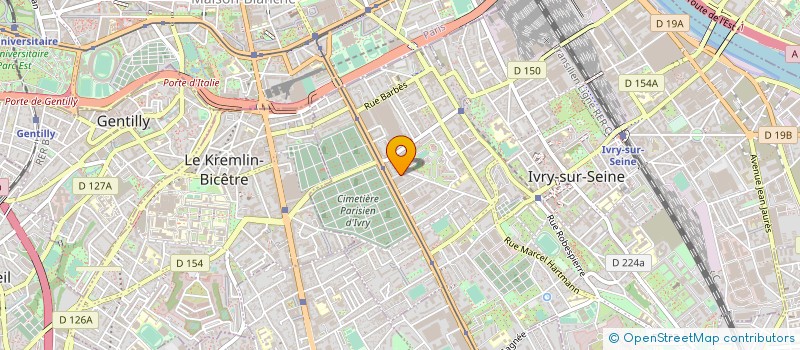 localisation de l'entreprise MONSIEUR AHMED BOUACHERIA  IVRY-SUR-SEINE