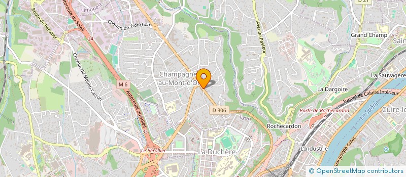 localisation de l'entreprise MONSIEUR AHMED BOUAKEL  CHAMPAGNE-AU-MONT-D'OR