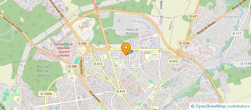 localisation de l'entreprise MONSIEUR AHMED BOUANATI  MELUN