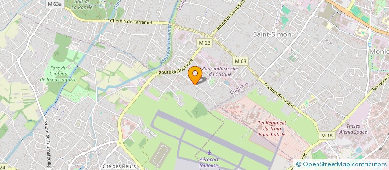 localisation de l'entreprise MONSIEUR AHMED BOUAZZAH SABIRI à CUGNAUX
