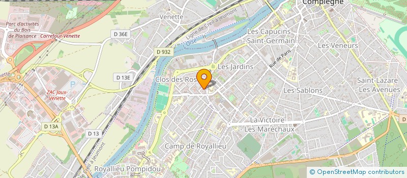 localisation de l'entreprise MONSIEUR AHMED BOUBKER à COMPIEGNE