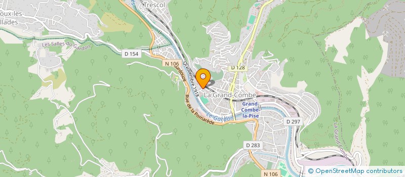 localisation de l'entreprise MONSIEUR AHMED BOUBKEUR-REBIHA  LA GRAND-COMBE