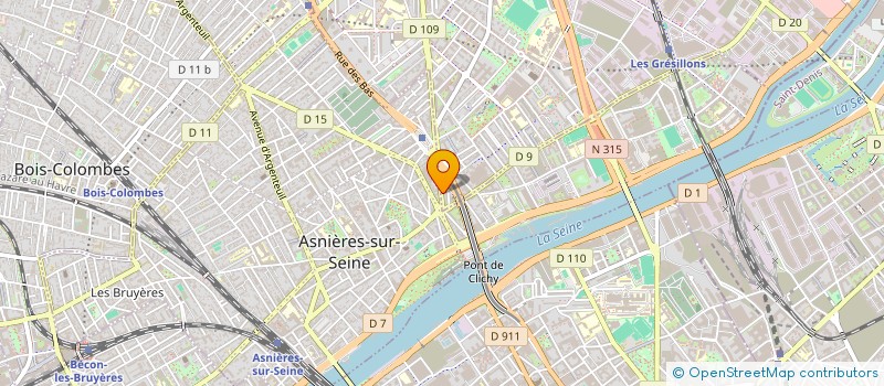 localisation de l'entreprise MONSIEUR AHMED BOUCHAHOUA à GENNEVILLIERS