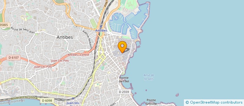 localisation de l'entreprise MONSIEUR AHMED BOUCHAKOUR à ANTIBES