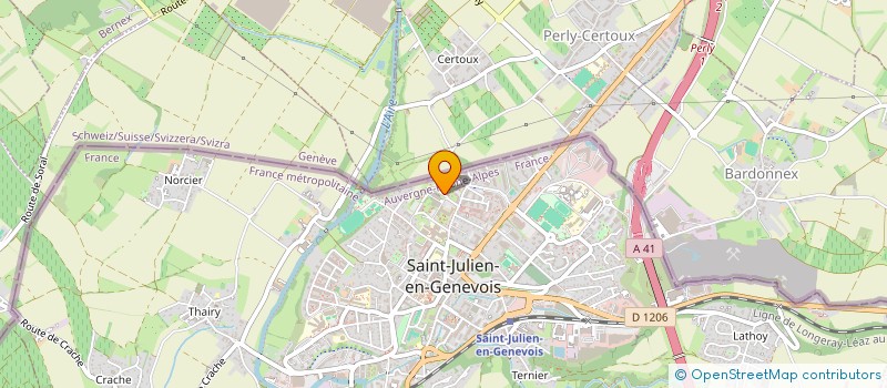 localisation de l'entreprise MONSIEUR AHMED BOUCHAMI à SAINT-JULIEN-EN-GENEVOIS