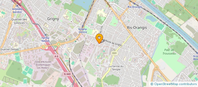 localisation de l'entreprise MONSIEUR AHMED BOUCHOU BOUZIANE  RIS-ORANGIS