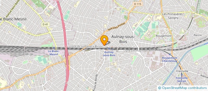 localisation de l'entreprise MONSIEUR AHMED BOUDERBALA à AULNAY-SOUS-BOIS