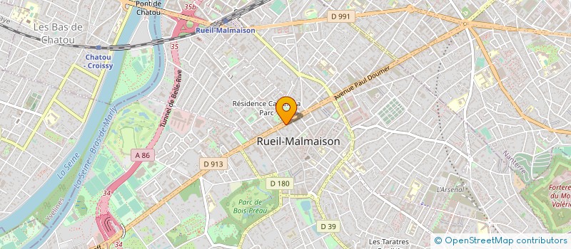 localisation de l'entreprise MONSIEUR AHMED BOUDJELLOUL à RUEIL-MALMAISON