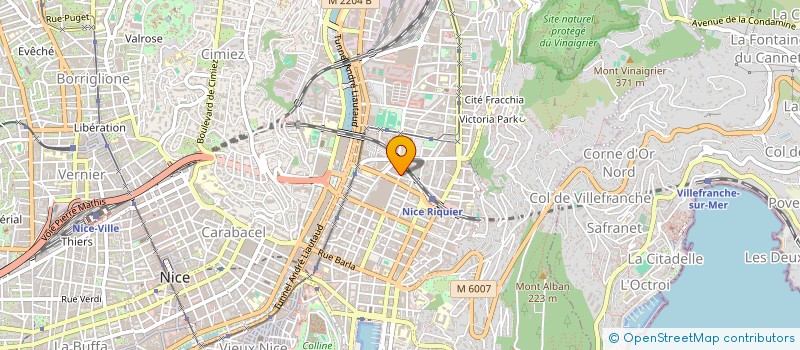 localisation de l'entreprise MONSIEUR AHMED BOUDRAA  NICE