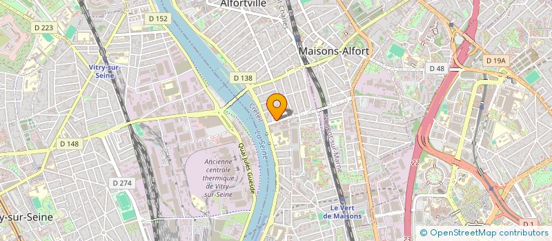 localisation de l'entreprise MONSIEUR AHMED BOUGHERARA à ALFORTVILLE