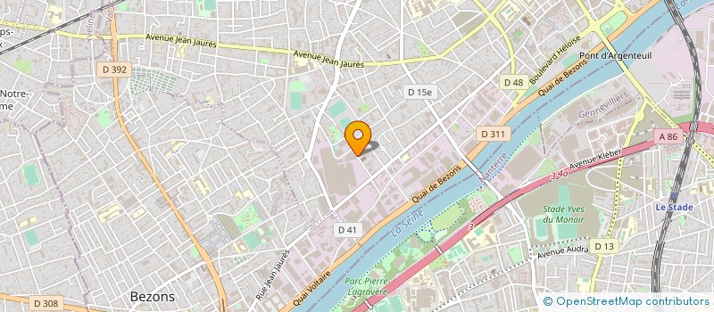 localisation de l'entreprise MONSIEUR AHMED BOUGRICH  ARGENTEUIL