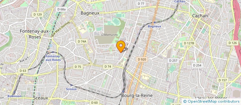 localisation de l'entreprise MONSIEUR AHMED BOUGUERRA à BAGNEUX