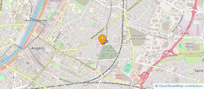 localisation de l'entreprise MONSIEUR AHMED BOUH BOUH à ANGERS