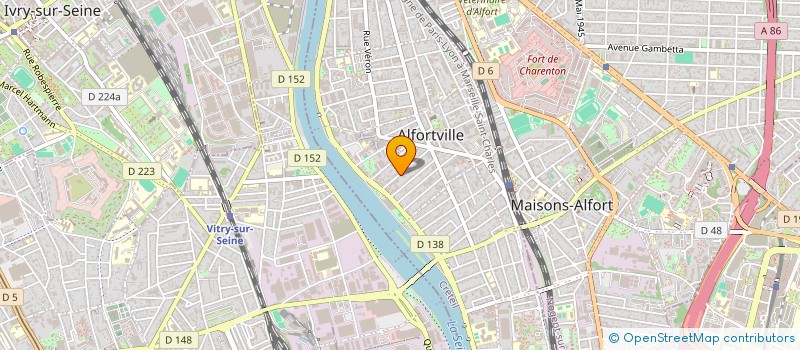 localisation de l'entreprise MONSIEUR AHMED BOUHARATI à ALFORTVILLE