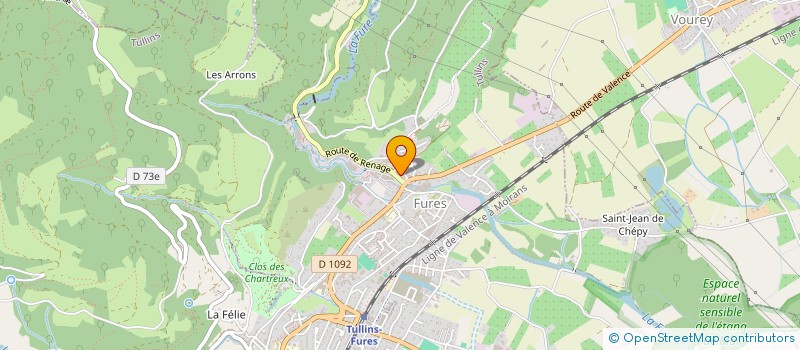 localisation de l'entreprise MONSIEUR AHMED BOUHAZAMA  TULLINS