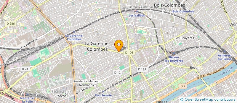 localisation de l'entreprise MONSIEUR AHMED BOUIH à LA GARENNE-COLOMBES