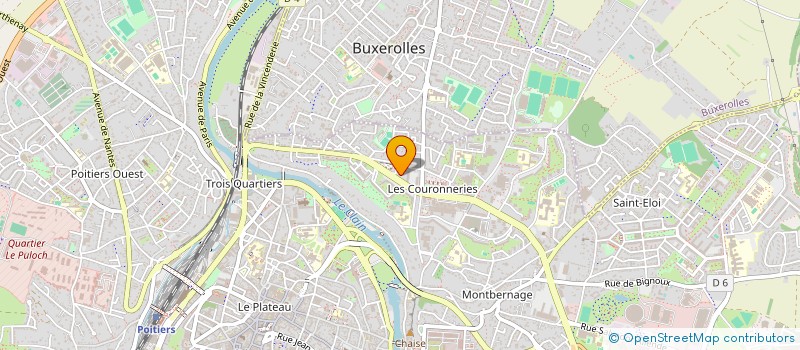 localisation de l'entreprise MONSIEUR AHMED BOUKANDIL  POITIERS