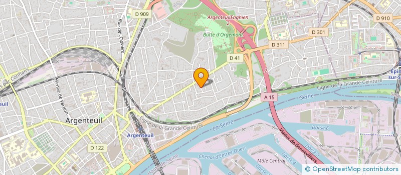 localisation de l'entreprise MONSIEUR AHMED BOUKARIANE  ARGENTEUIL