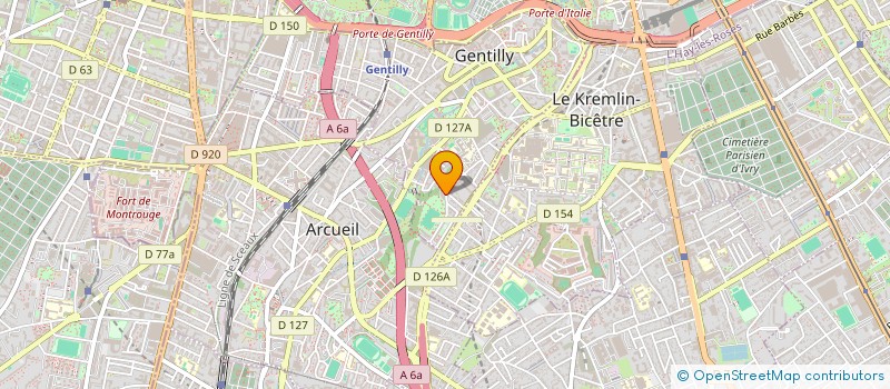 localisation de l'entreprise MONSIEUR AHMED BOUKERSI  GENTILLY