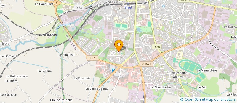 localisation de l'entreprise MONSIEUR AHMED BOULAHYAR à VITRE
