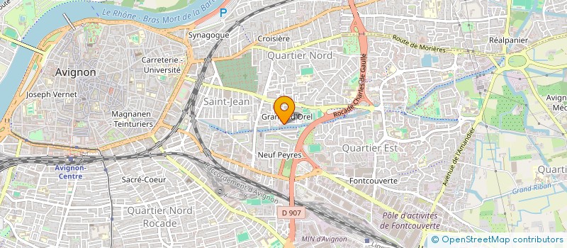 localisation de l'entreprise MONSIEUR AHMED BOULBRACHENE  AVIGNON