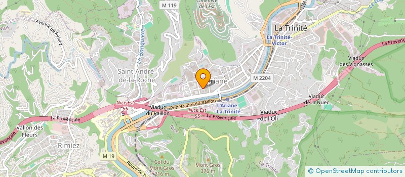 localisation de l'entreprise MONSIEUR AHMED BOULOUIZ  NICE