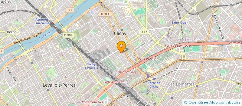 localisation de l'entreprise MONSIEUR AHMED BOUMAIZA à CLICHY