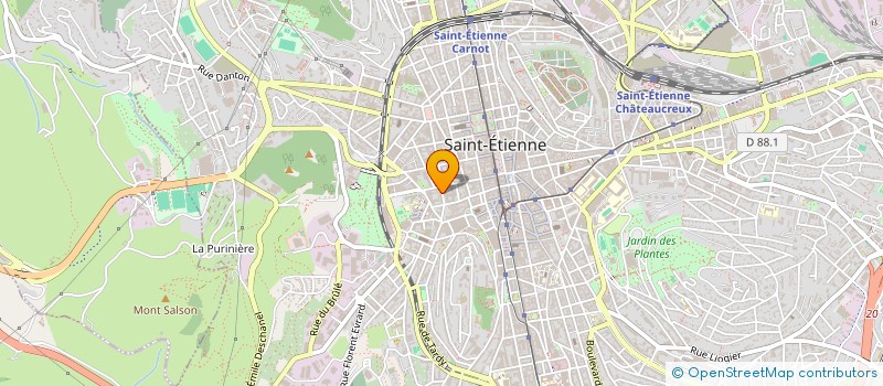 localisation de l'entreprise MONSIEUR AHMED BOUMEZBER  SAINT-ETIENNE