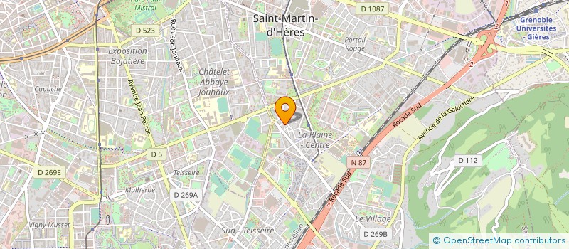 localisation de l'entreprise MONSIEUR AHMED BOURABIH à SAINT-MARTIN-D'HERES