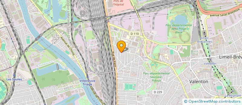 localisation de l'entreprise MONSIEUR AHMED BOUREDJEL  VILLENEUVE-SAINT-GEORGES