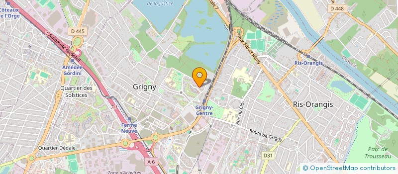 localisation de l'entreprise MONSIEUR AHMED BOUROUD  GRIGNY