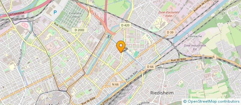 localisation de l'entreprise MONSIEUR AHMED BOURZAMA  MULHOUSE