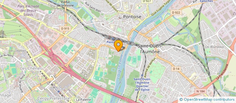 localisation de l'entreprise MONSIEUR AHMED BOUSHABA à PONTOISE
