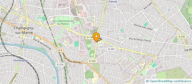 localisation de l'entreprise MONSIEUR AHMED BOUSLAH à CHAMPIGNY-SUR-MARNE
