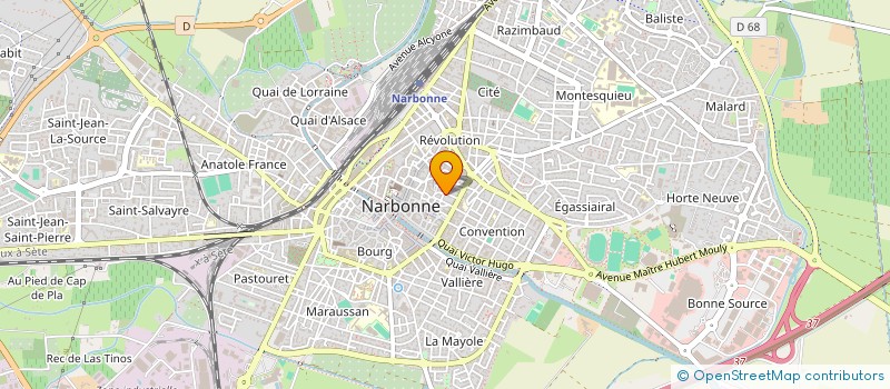 localisation de l'entreprise MONSIEUR AHMED BOUSSIAMAR  NARBONNE