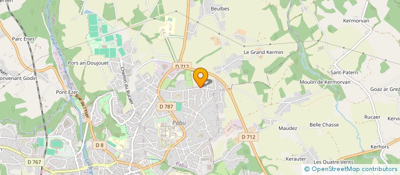 localisation de l'entreprise MONSIEUR AHMED BOUTAHAR  PABU