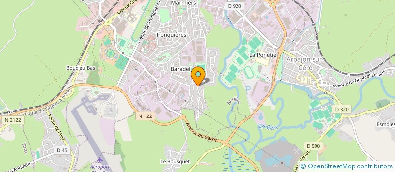 localisation de l'entreprise MONSIEUR AHMED BOUTOUIL à AURILLAC