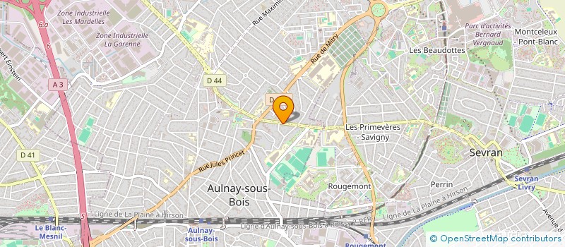 localisation de l'entreprise MONSIEUR AHMED BOUZIANE à AULNAY-SOUS-BOIS