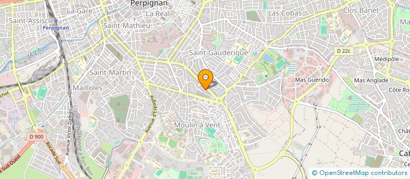 localisation de l'entreprise MONSIEUR AHMED BRADA  PERPIGNAN